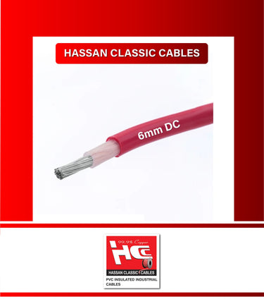 6 MM² SINGLE CORE DC SOLAR FLEXIBLE COPPER CABLE